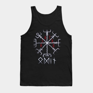 Vikings Norse Mythology Compass Pagan Asatru Magical Rune Tank Top